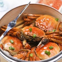 双米藿香大闸蟹的做法