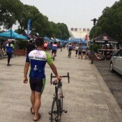 2014上海自行车联赛第二场-KMC杯昆山巴城阳澄湖水上公园站-TT赛，顺利完赛