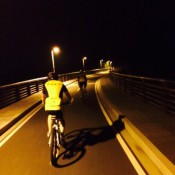 半个多月没骑车，今晚50+km骑的很爽，不是很累，阳澄湖半岛风景真心不错，路况还好