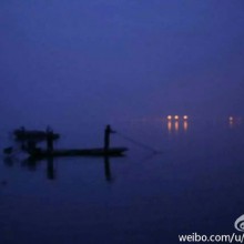 晨雾中环阳澄湖骑行