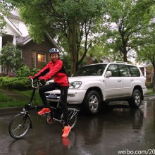 人生第一次冒中雨環陽澄湖36公里 Mark一下 ～
