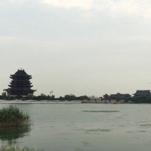 雨后的苏州阳澄湖边上空气不要太好哦！