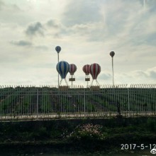 阳澄湖半岛路边风景真心不错