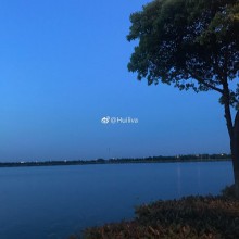 阳澄湖傍晚美如画