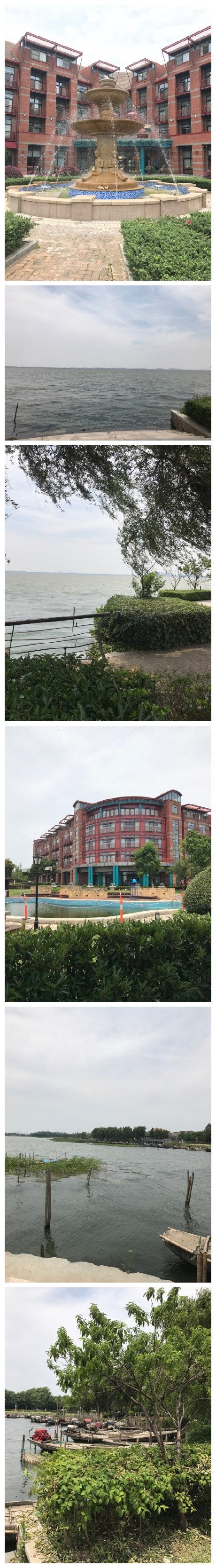烟波浩渺的阳澄湖，可惜不是吃螃蟹最好的季节