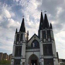 阳澄湖边新建的天主教堂 ​