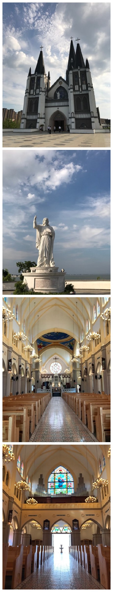 阳澄湖边新建的天主教堂 ​