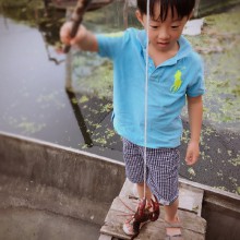 阳澄湖钓龙虾