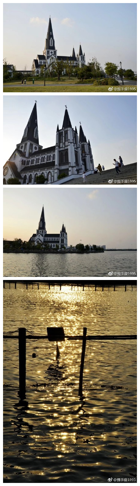 阳澄湖边，天主教堂 ​