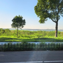 在阳澄湖打比赛顺便度假了